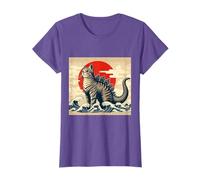 Catzilla Cat Japanese Art Funny Cat T-Shirt