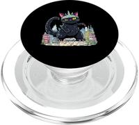 Catzilla Cat Japanese Art Funny PopSockets PopGrip for MagSafe