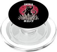 Catzilla Giant Monster Cat Parody City Destroyer PopSockets PopGrip for MagSafe