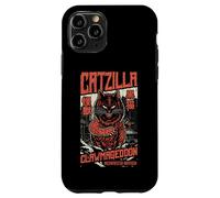 Catzilla Vintage Japanese Cat Lover Monster Movie Poster Case for iPhone 11 Pro