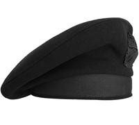 Caubeen Beret Bonnet - Military Army Style Hat, Cap - Black Size 61