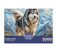 Caucasian Shepherd Dog 1000 Piece Puzzles Adults Game Challenging Creative Gift Adults for Kids Beautiful Decoration Jigsaw 38x26cm/1000pcs