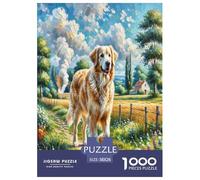 Caucasian Shepherd Dog 1000 Pieces Premium Jigsaw Age 3+ Cool Collage Effect, Home Decoration, Educational, Challenging Puzzle Games 38x26cm/1000pcs