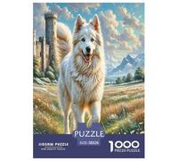 Caucasian Shepherd Dog Jigsaw Puzzles Puzzle for Adults Kids. 1000 Piece Great Gifts Challenge Toy Educational Games Home Decoration for Educational Games Gifts 38x26cm/1000pcs