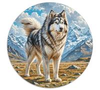 Caucasian Shepherd Dog Jigsaw Puzzles Puzzle for Adults Kids. 1000 Pieces Whimsical Challenge Toy Educational Game Home Decoration for Adults& Kids Age 14 Years Up 1000pcs (67.5x67.5cm)