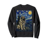 Caucasian Shepherd Dog Van Gogh Starry Night Sweatshirt