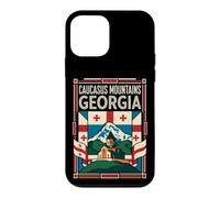 Caucasus Mountains Georgia Flag Mountain Travel Art Case for iPhone 12 mini