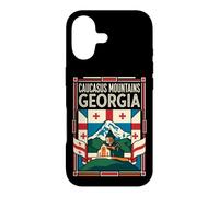 Caucasus Mountains Georgia Flag Mountain Travel Art Case for iPhone 17