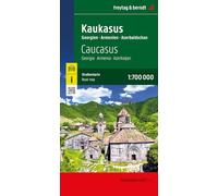 Caucasus Road Map : Georgia - Armenia - Azerbaijan 1:700,000 scale