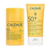Caudalie - Bundle Duo: Vinosun Protect Invisible Stick SPF50 15g, Cream SPF50 50ml for Women
