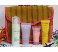 CAUDALIE Travel Kit 4-Piece Essentials Travel Edit Gift Set with Bag BNWT