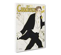 Caudious By Henri De Toulouse Lautrec Canvas Print | Gallery Wrapped 30mm Frame Wall Art | 20x14 inches | Ready to Hang | Impressionist Picture | Living Room Bedroom Lounge Office