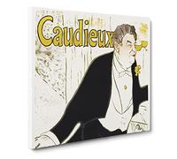Caudious by Henri de Toulouse Lautrec Canvas Print | Gallery Wrapped 30mm Frame Wall Art | 20x20 inches | Ready to Hang | Impressionist Picture | Living Room Bedroom Lounge Office
