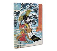 Caught In The Snow By Utagawa Kunisada Canvas Print | Gallery Wrapped 30mm Frame Wall Art | 30x20 inches | Ready to Hang | Asian Landscape Picture | Living Room Bedroom Lounge Office