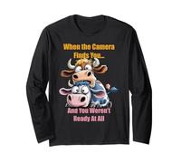 Caught on Camera - Funny Viral Moment for All Ages Long Sleeve T-Shirt