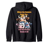 Caught on Camera - Funny Viral Moment for All Ages Zip Hoodie