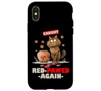 Caught red pawed again Case for iPhone X/XS
