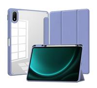 CAUHENYEE Case for Oneplus Pad 3 Case, [Triple Protection] Shockproof Magnetic Closure, Transparent Back - Slim Protective Case with Sleep Function & Folding Stand - Purple
