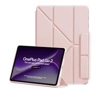 CAUHENYEE Cover for OnePlus Pad Go 2 12.1 inches, Vertical Stand Function, Anti-Drop, Shockproof Protective Case for OnePlus Pad Go 2 12.1 Inches - Pink