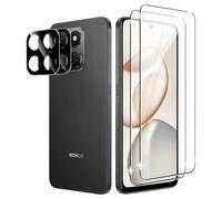 CAUHENYEE Screen Protector for Honor 400 Smart 5G Tempered Glass, [2+2] Pack of 2 Screen Protectors + 2 Pieces Camera Protection, HD 9H Hardness Glass Screen Protector