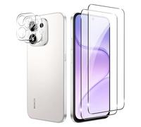CAUHENYEE Screen Protector for Honor 600 Smart 5G Tempered Glass, [2+2] Pack of 2 Screen Protectors + 2 Pieces Camera Protection, HD 9H Hardness Glass Screen Protector