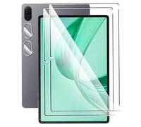 CAUHENYEE Screen Protector for Honor Pad X8a 11 Inch (2024) Tempered Glass, [2+2] Pack of 2 Screen Protectors + 2 Pieces Camera Protection, HD 9H Hardness Glass Screen Protector
