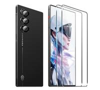 CAUHENYEE Screen Protector for RedMagic 10 Air Tempered Glass, Pack of 2 Screen Protectors + 1 Piece Camera Protection, HD 9H Hardness Glass Screen Protector