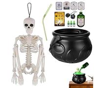 Cauldron Bowl - Halloween Party Decorations | Outdoor Holiday Decorations for the House Classroom Table Festival Outdoor Summer Home Witches Indoor Kitchen Offices and Others