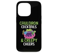 Cauldron Cocktails & Creepy Cheers Bartender Halloween Case for iPhone 13 Pro