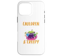 Cauldron Cocktails & Creepy Cheers Bartender Halloween Case for iPhone 16 Pro Max