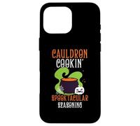 Cauldron Cookin' Spooktacular Seasoning Chef Halloween Case for iPhone 16 Pro Max