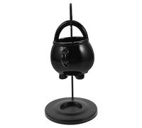 Cauldron Iron Burner Black Halloween Ceramic Hanging Oil Fragrance Lamp