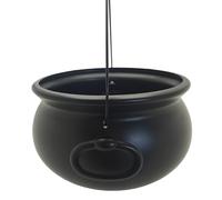 Cauldron Pot, Cauldron 12.6 Inch Witches Halloween Candy Bowl Holder Plastic Pot with HandleTrick or Treat Party Supplies Halloween Decorations, Witches