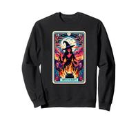 Cauldron Witchcraft Tarot Card And Gothic Witches Sweatshirt