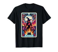 Cauldron Witchcraft Tarot Card and Gothic Witches T-Shirt