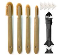 Caulk Caulking Silicone Sealant Finishing Tool Spreader Spatulas Applicator Rubber Tools 9 Size Set