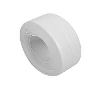 Caulk Strip Waterproof Sealant Tape 3.2m Flexible Mold Proof Self Adhesive Tape Kitchen Bathroom Toilet Wall Sealing Tape Sink Basin Sealing Strip (38mm x 3.2m-White)