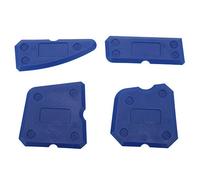 Caulk Tool Kit 4 Pcs Silicone Caulking Tools for Sealant Grout Finishing Sealing Multi Shapes Scraper for Glass Cement Joint