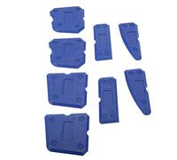 Caulk Tools Kit, Easy to Clean Professional Silicone Grout Remover Different Vane/Wing Edges 8Pcs for Sealing for Cement
