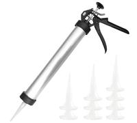 Caulking Tool Gun, 20 Oz Sausage Caulking Guns, Soft and Hard Glue Gun with 10 Nozzles Adhesive Sealant Tool Kit Guns Household Tools, Caulk Too