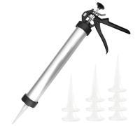 Caulking Tool Gun, 20 Oz Sausage Caulking Guns, Soft and Hard Glue Gun with 10 Nozzles Adhesive Sealant Tool Kit Guns Household Tools Sausage Caulk