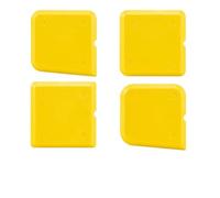 Caulking Tool Kit, 4 Pcs Silicone Sealant & Smoothing Tool Set, Professional Multi-Edge Sealant Finishing & Scraper Tool for Wall, Floor Tile & Mastic Application