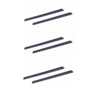 Caulo Replacement Ear Socks Sleeves Compatible with Oakley Glass Sunglass Frames OX3222 OX3232 OX3241 OX8097 OX8103 etc (Black - 3 Pairs)