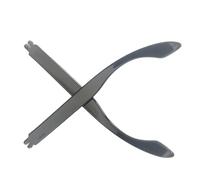 Caulo Replacement Temple Arm Legs Arms Compatible with Oakley Holbrook OO9102 OO9417 OO9244 Glass Sunglass Frames, Polish Black, 135 mm