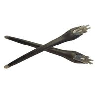 Caulo Replacement Temple Arm Legs Compatible w Oakley Radar EV Path OO9208 Pitch OO9211 Glass Sunglass Frames (Pewter w Black Earsocks - 1 Pair), Pewter W Black Earsocks - 1 Pair