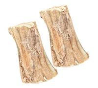 Caus Nacks for Rabbits, Causes for Small Animals - Wooden Causes | 2 Pieces Natural Caustic, Toy for Rabbits, Chinchilla, Hamster, Squirrel,