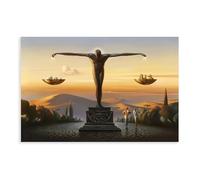 Causa Prima Vladimir Kush Surreal, Abstract Law Office, Russian Fantastic Multi Color Scenery, Canvas Poster Bedroom Decor Landscape Office Room Decor Gift 24x36inch(60x90cm)