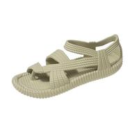Causal Style Beach Travel Shoes, Men Summer Resistant Woven EVA Breathable Bunion Corrector Sandals, Fashion Non Slip Big Toe Foot Corrector Flip Flops, for Big Toe Bone Orthopedic(Green,7 UK)