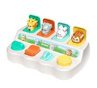 Cause and Effect Toys, Funny Pop-Up Baby Toy with Animal Surprises - Montessori Cause and Effect Learning Toy for Toddlers to Develop Fine Motor Skills