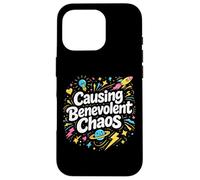 Causing Benevolent Chaos Creative Identity Statement Case for iPhone 16 Pro